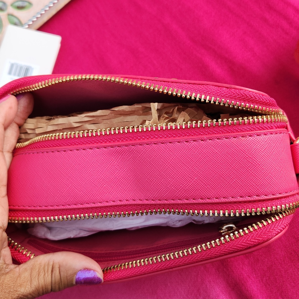Pink Valentino Orlandi Crossbody Made In Italy - Picture 8 of 12